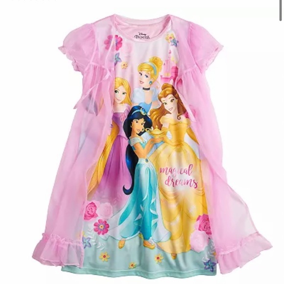 Disney Magical Dreams Nightgown and Robe 2 available size 6 - Picture 2 of 9